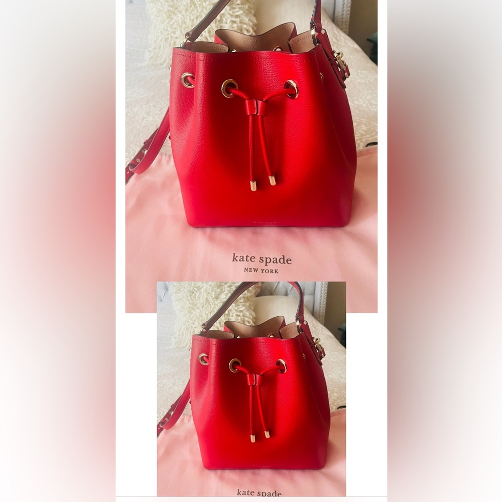 Kate Spade New York Medium Vivian Leather Bucket Bag. Style Number: 5772432
